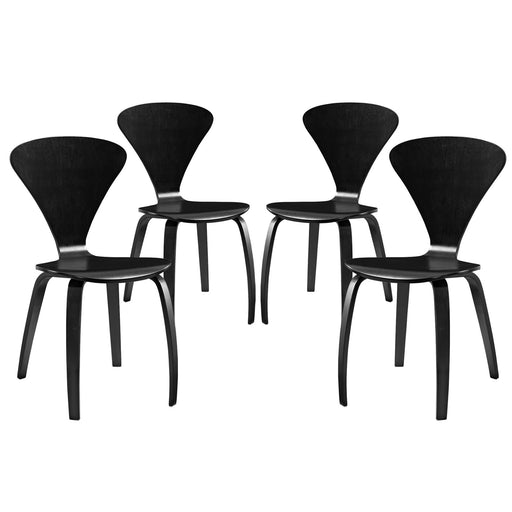 Vortex Dining Chairs Set of 4 2000-BLK-SET