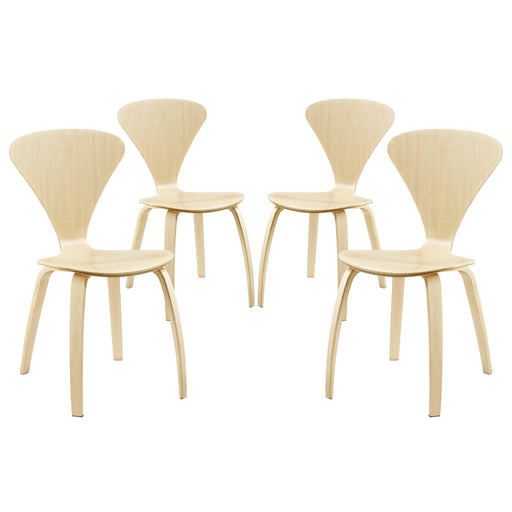 Vortex Dining Chairs Set of 4 2000-NAT-SET