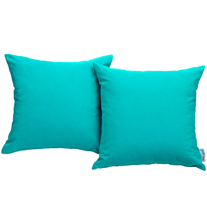 Convene Two Piece Outdoor Patio Pillow Set 2001-TRQ