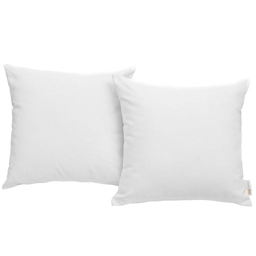 Convene Two Piece Outdoor Patio Pillow Set 2001-WHI