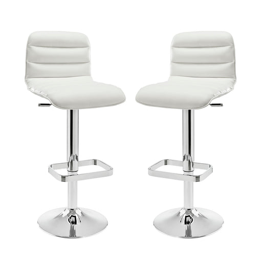 Ripple Bar Stool Set of 2 2011-WHI-SET