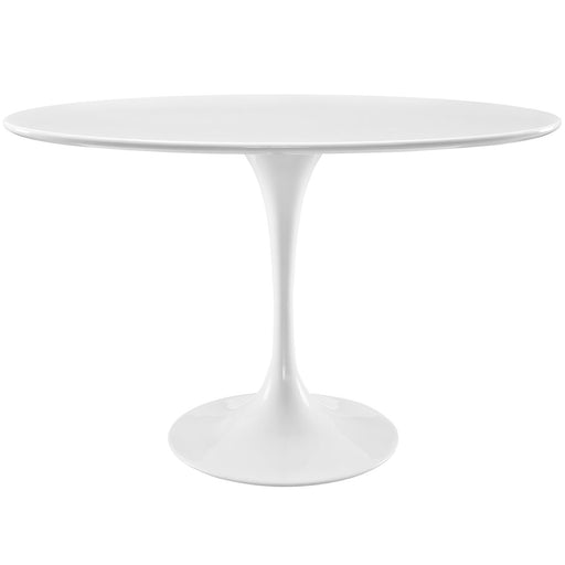 Lippa 48" Oval Wood Top Dining Table 2017-WHI