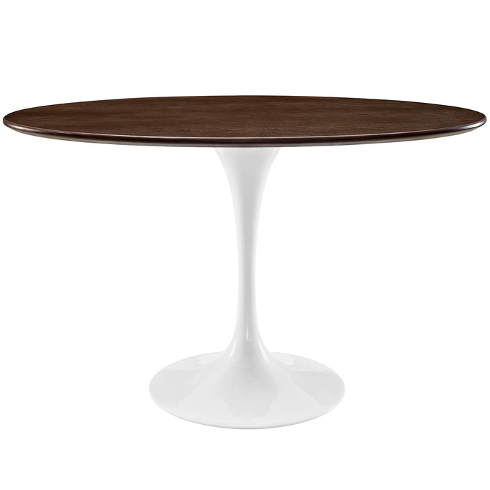 Lippa 48" Oval Walnut Dining Table 2019-WAL