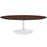 Lippa 48" Oval-Shaped Walnut Coffee Table 2020-WAL