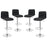 Ripple Bar Stool Set of 4 2023-BLK-SET