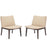 Evade Lounge Chair Set of 2 2025-WAL-BEI-SET