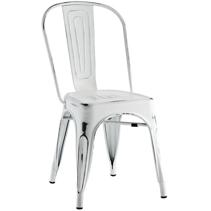 Promenade Side Chair 2027-WHI