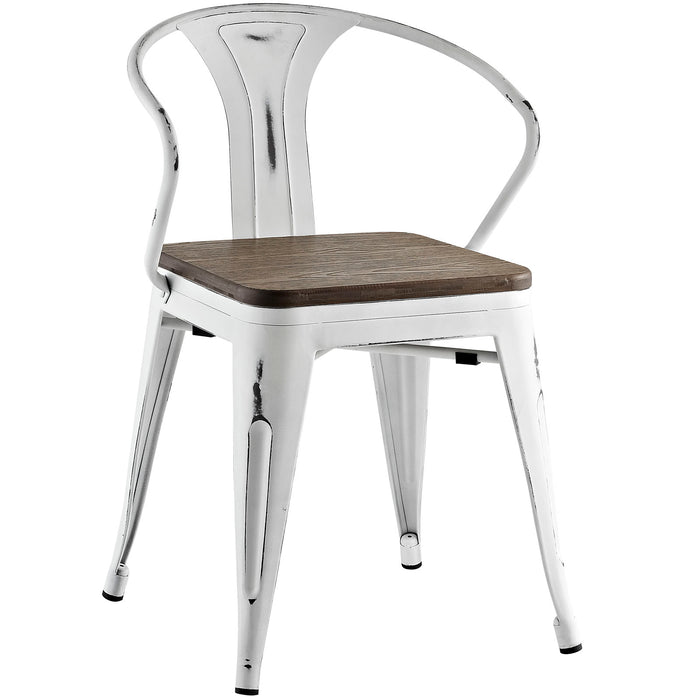 Promenade Bamboo Dining Chair 2030-WHI