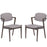 Spunk Dining Armchair Set of 2 2045-WAL-GRY-SET