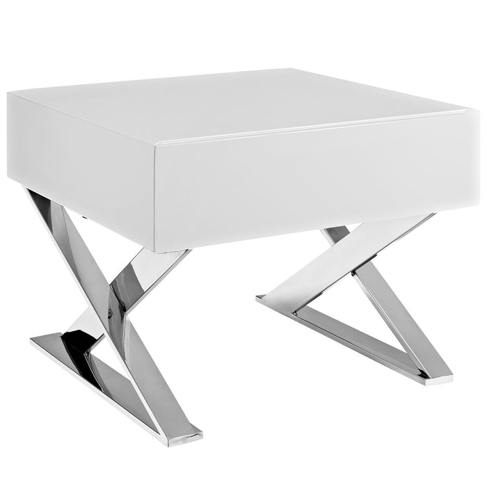 Sector Nightstand 2049-WHI-SET