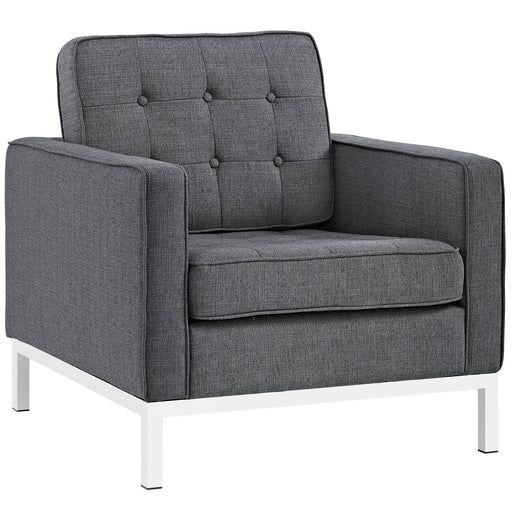 Loft Upholstered Fabric Armchair 2050-DOR