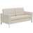 Loft Upholstered Fabric Loveseat 2051-BEI