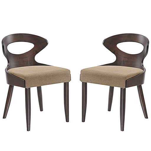 Transit Dining Side Chair Set of 2 2058-WAL-LAT-SET