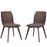 Proclaim Dining Side Chair Set of 2 2059-WAL-MOC-SET