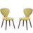 Tempest Dining Side Chair Set of 2 2060-WAL-GRN-SET