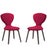 Tempest Dining Side Chair Set of 2 2060-WAL-RED-SET