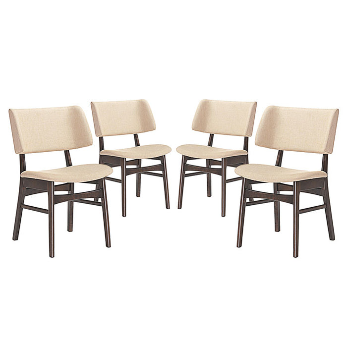 Vestige Dining Side Chair Set of 4 2062-WAL-BEI-SET