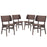 Vestige Dining Side Chair Set of 4 2062-WAL-MOC-SET