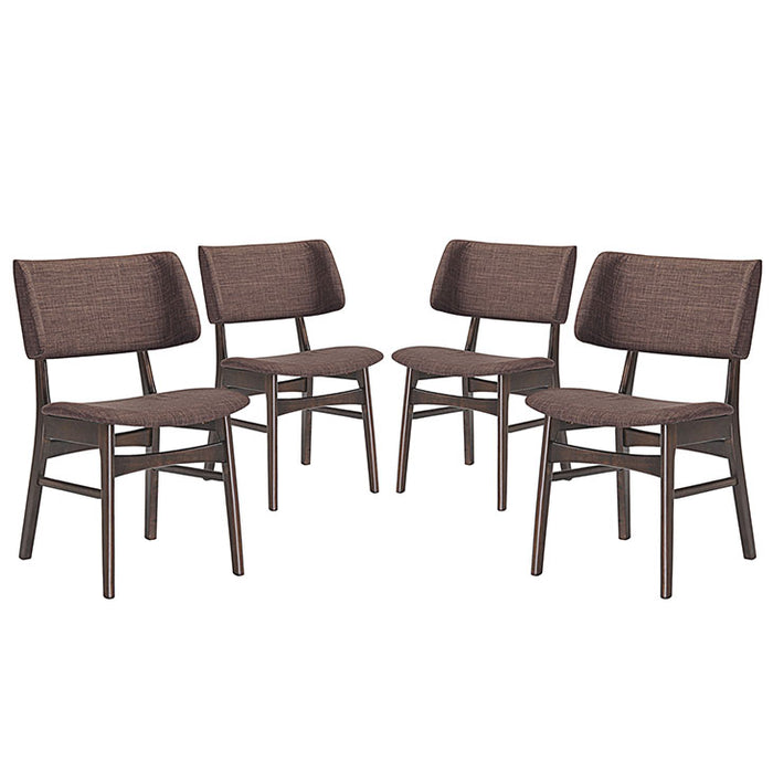 Vestige Dining Side Chair Set of 4 2062-WAL-MOC-SET