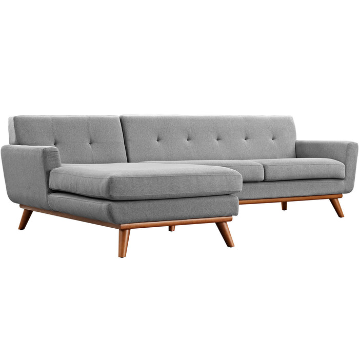 Engage Left-Facing Sectional Sofa 2068-GRY-SET