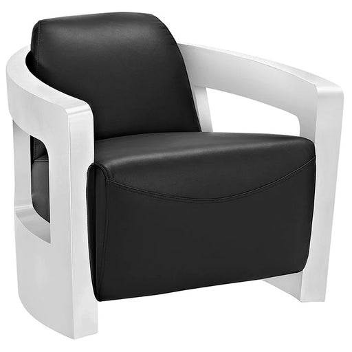 Trip Leather Lounge Chair 2069-BLK