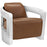 Trip Leather Lounge Chair 2070-BRN