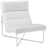 Reach Upholstered Vinyl Lounge Chair 2080-WHI