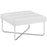 Reach Upholstered Vinyl Ottoman 2082-WHI