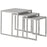 Rail Stainless Steel Nesting Table 2099-SLV