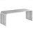 Pipe 47" Stainless Steel Bench 2102-SLV