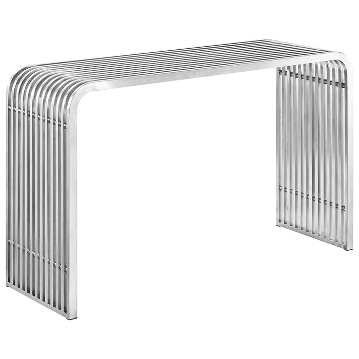 Pipe Stainless Steel Console Table 2104-SLV