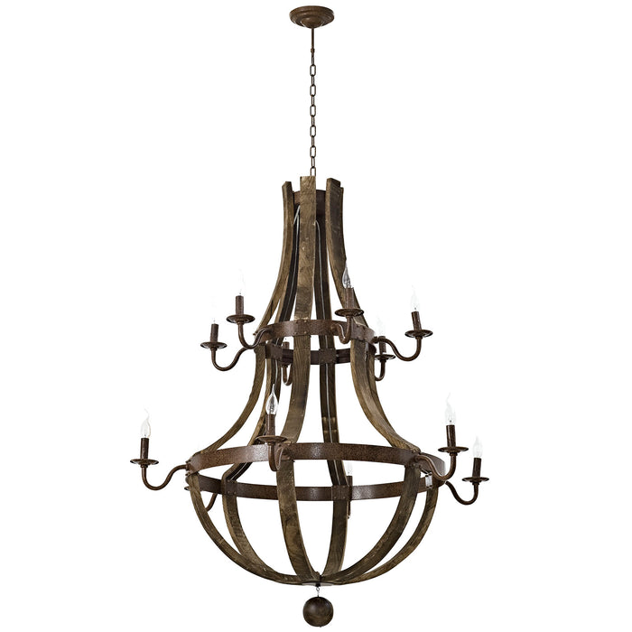 Trebuchet Chandelier 2109-BRN