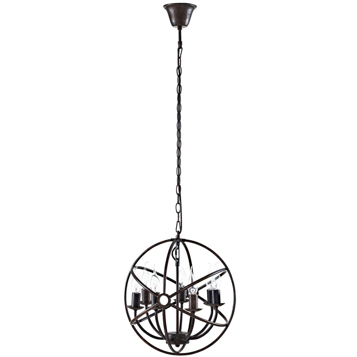 Atom Chandelier 2112-BRN