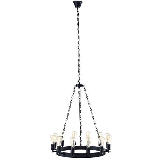 Teleport 29" Chandelier 2116-BRN