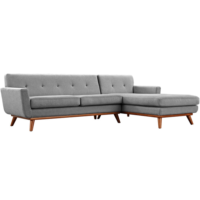 Engage Right-Facing Sectional Sofa 2119-GRY-SET