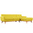 Engage Right-Facing Sectional Sofa 2119-SUN-SET