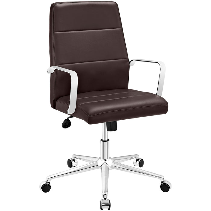 Stride Mid Back Office Chair 2121-BRN