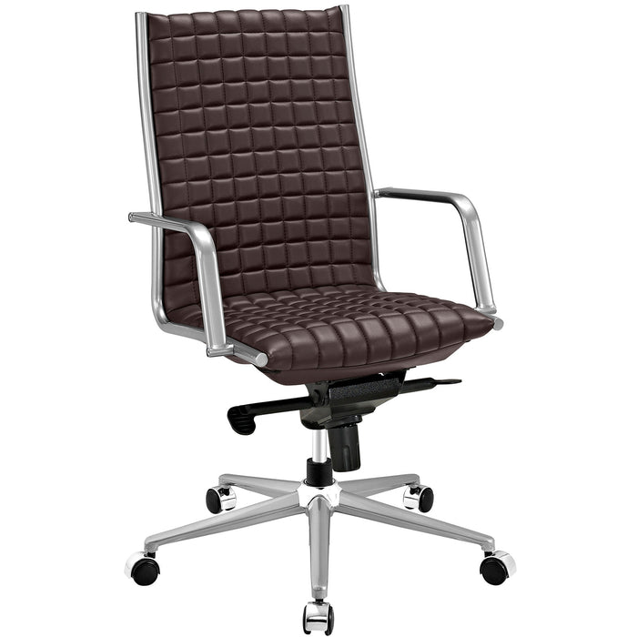 Pattern Highback Office Chair 2122-BRN