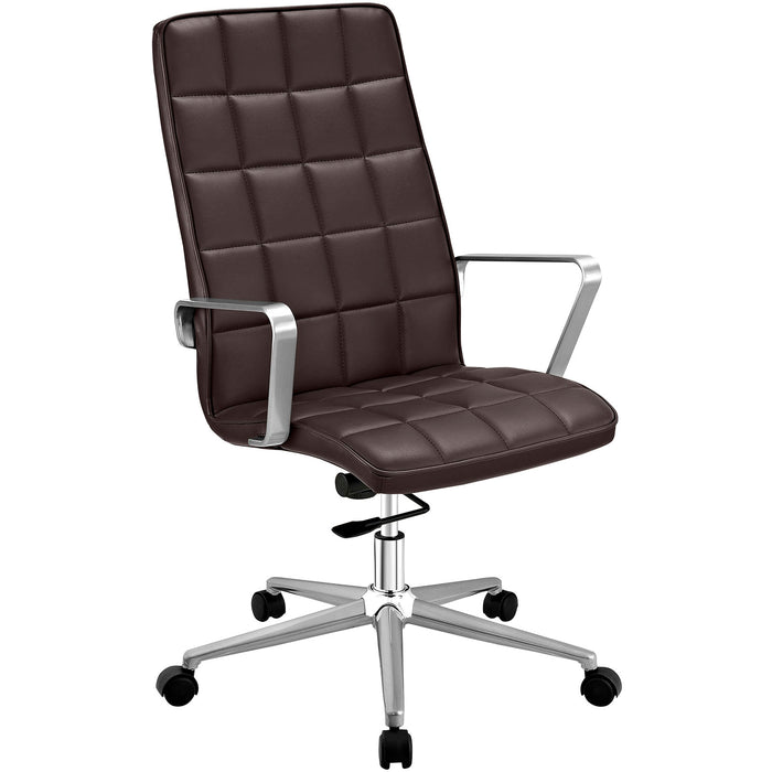 Tile Highback Office Chair 2126-BRN