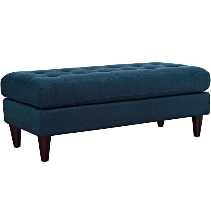 Empress Upholstered Fabric Bench 2138-AZU