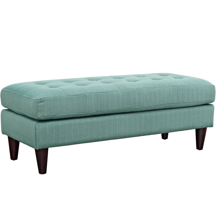 Empress Upholstered Fabric Bench 2138-LAG