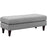 Empress Upholstered Fabric Bench 2138-LGR