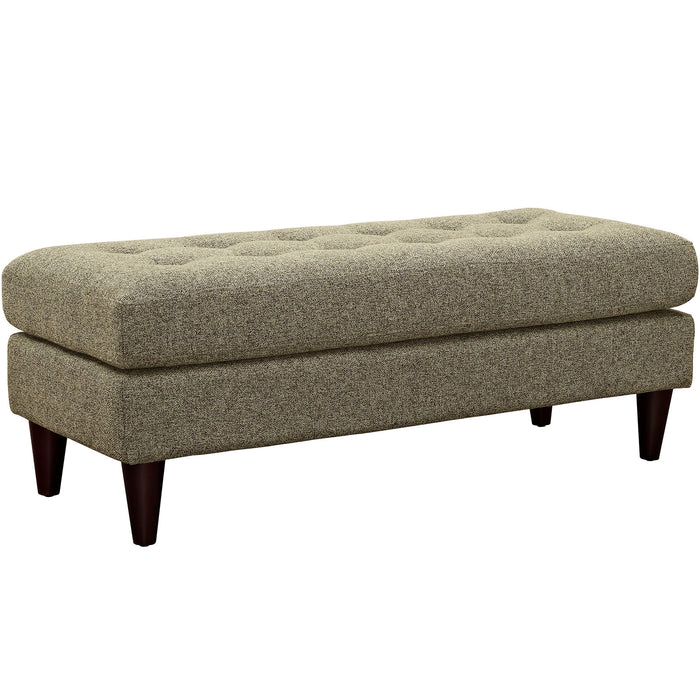 Empress Upholstered Fabric Bench 2138-OAT