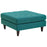 Empress Upholstered Large Ottoman 2139-TEA