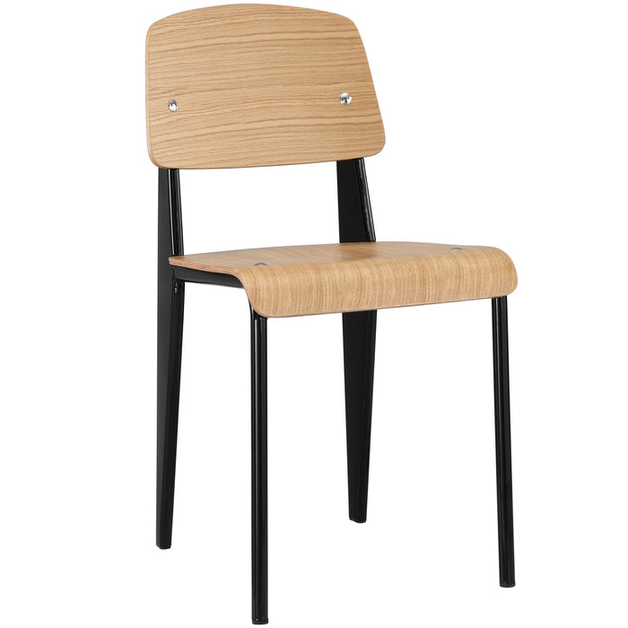 Cabin Dining Side Chair 214-NAT-BLK