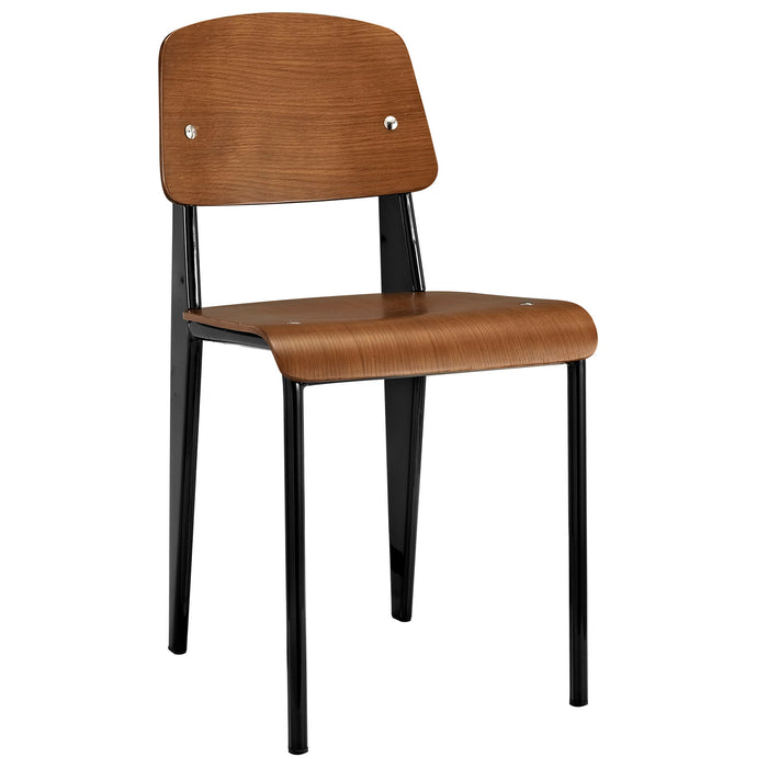 Cabin Dining Side Chair 214-WAL-BLK