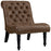 Navigate Upholstered Vinyl Lounge Chair 2145-BRN