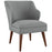 Swell Upholstered Fabric Armchair 2148-LGR