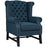 Steer Upholstered Fabric Armchair 2150-AZU