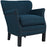 Key Upholstered Fabric Armchair 2152-AZU